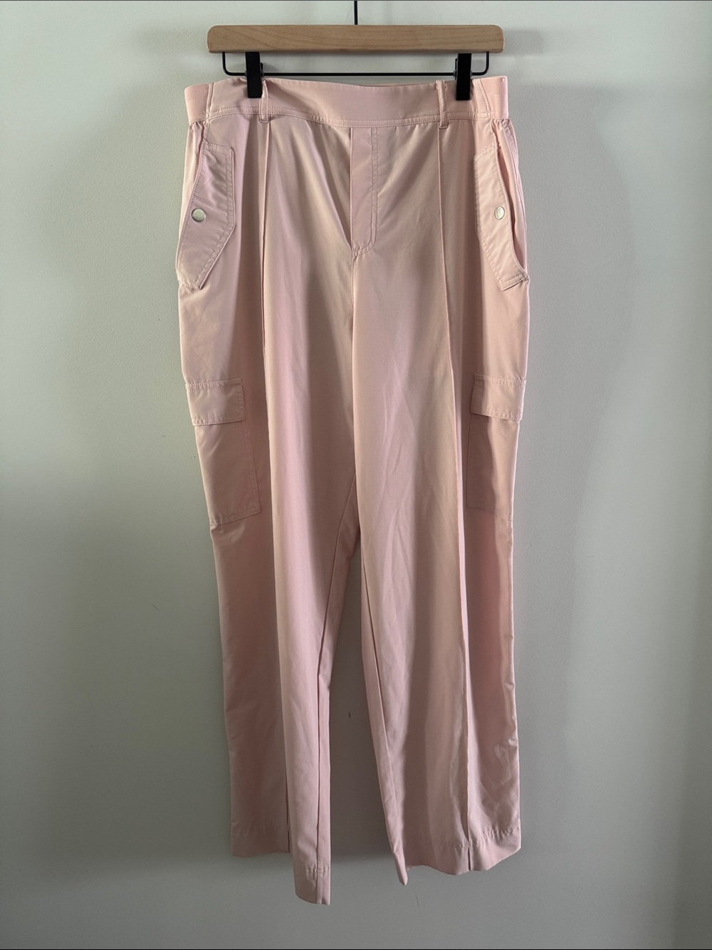 Athleta Blush Pink Wide-Leg Cargo Pants